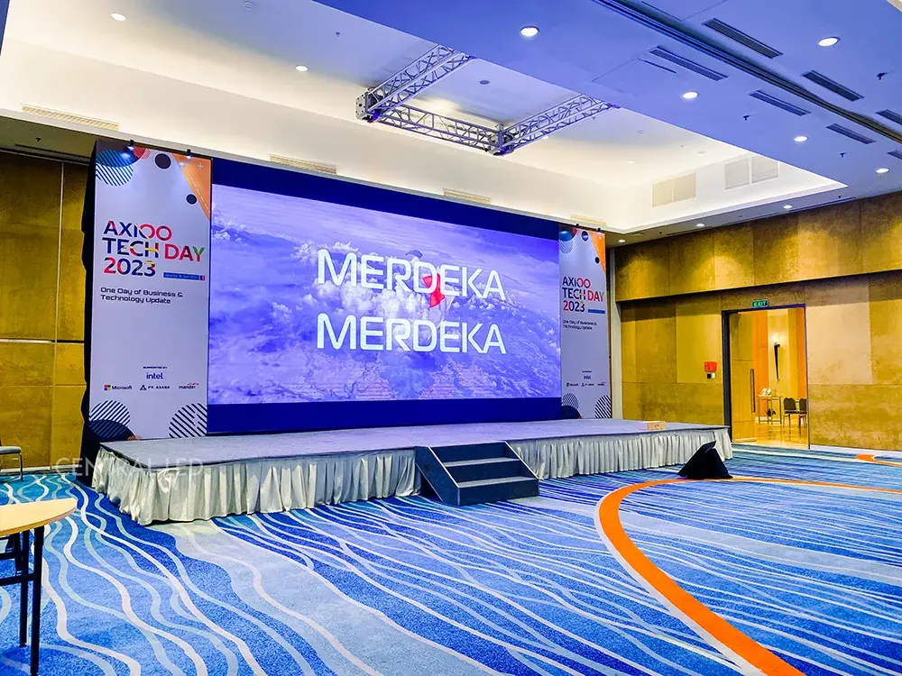 contoh aplikasi videotron indoor