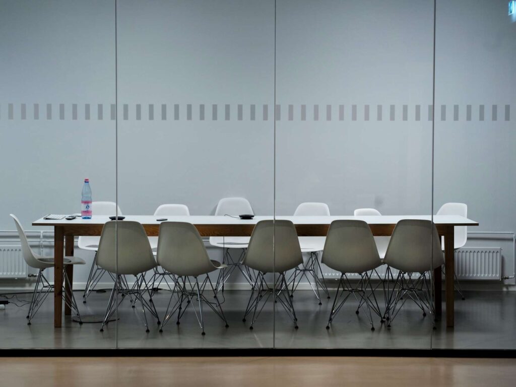 meeting room setup