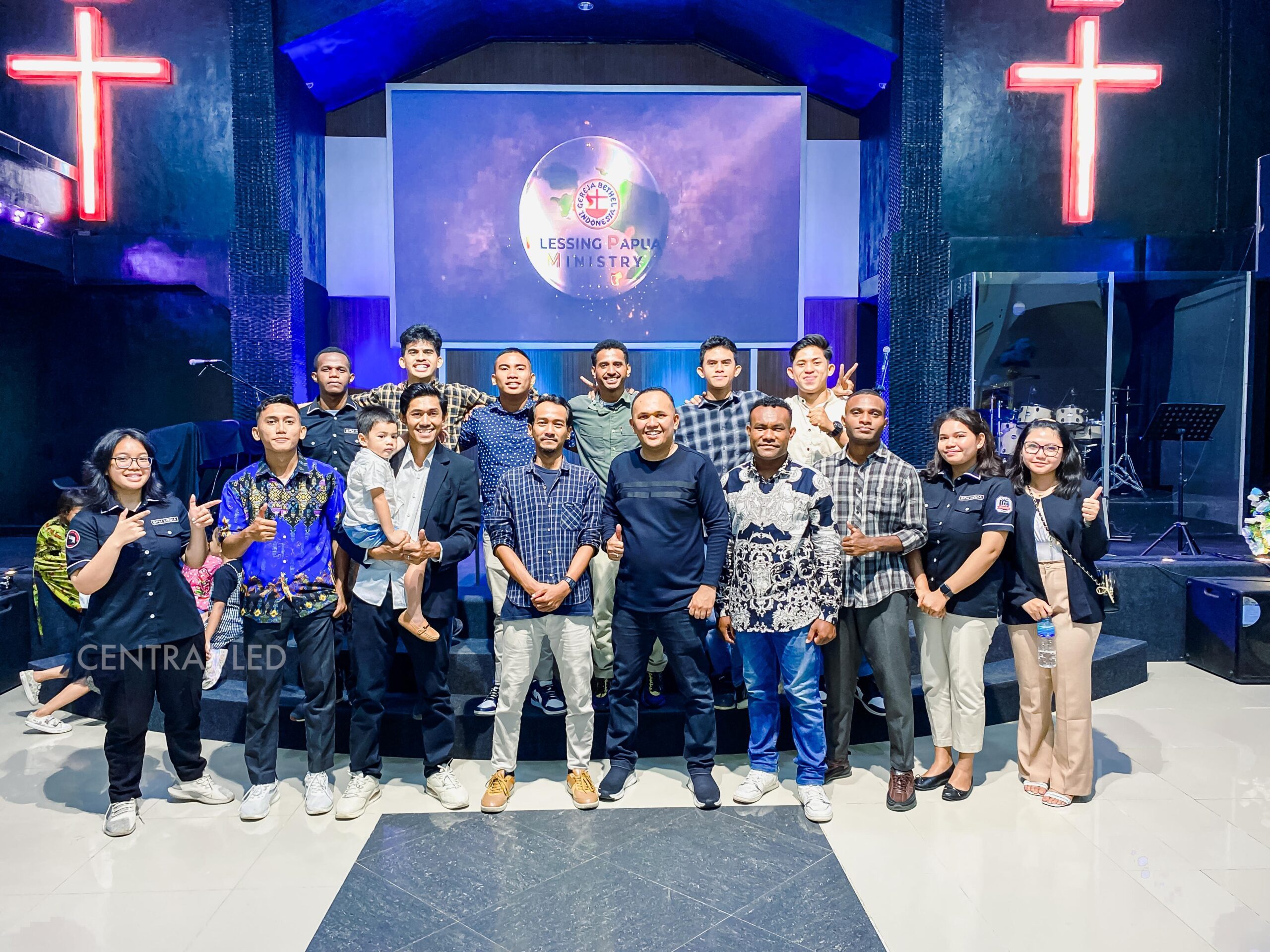Fix Instalasi Videotron Indoor P2.5 GBI BPM Yasmin di Jayapura