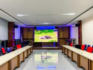 Instalasi Videotron Indoor Modul P2.5 di Indonesia Power, Manado