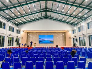 Instalasi Videotron Indoor Modul P2.5 di Sekolah Kristen Kalam Kudus Jayapura