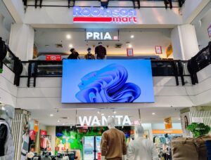 Instalasi Videotron Indoor LED P2.5 di Ramayana Kota Tanggerang