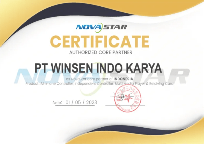 novastar certificate central led