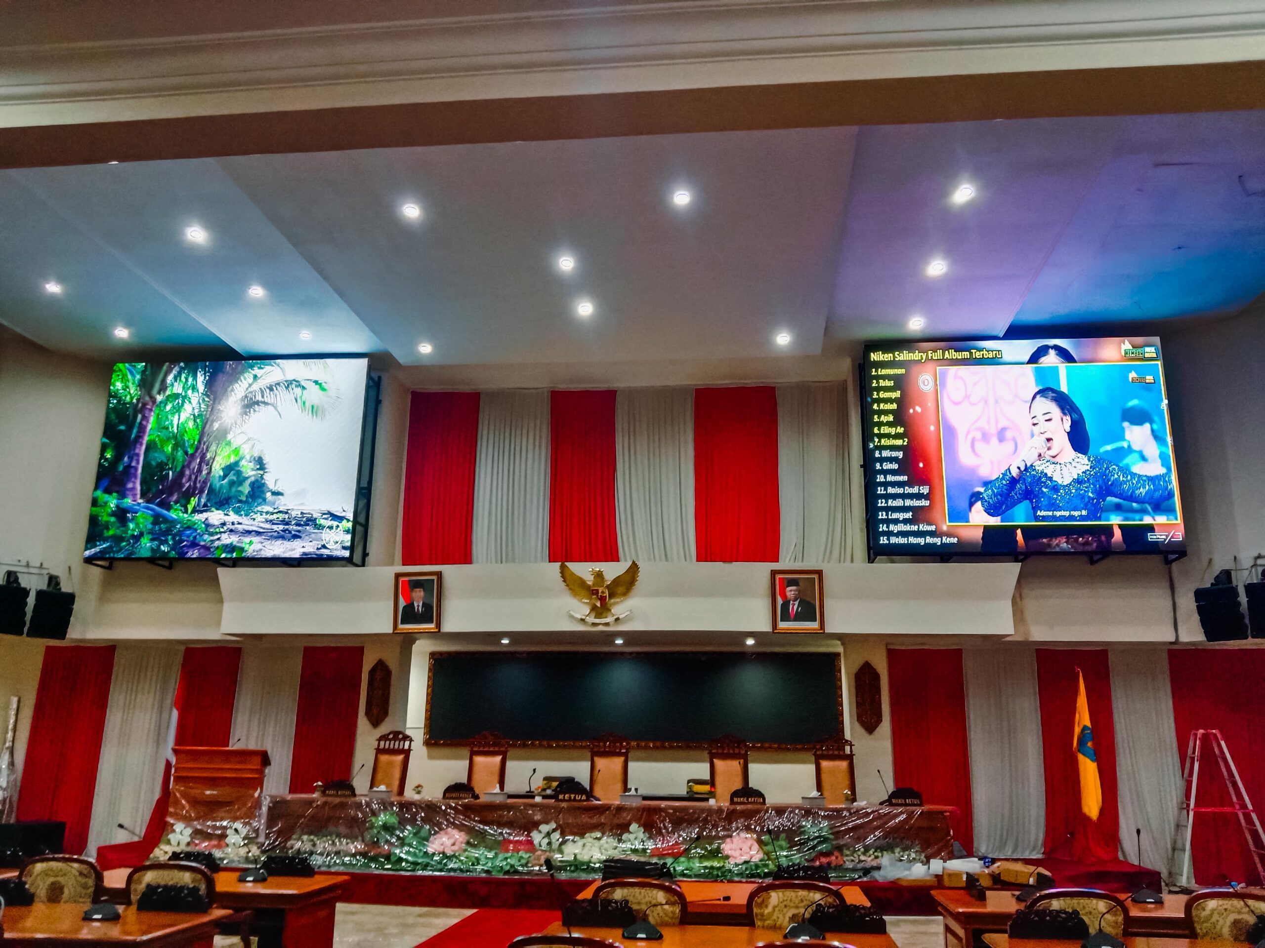 Fix Instalasi Videotron Indoor | Modul P2.5 Menggunakan Kabinet Diecast | High Refresh Rate | frame rate 60 fps | Pemasangan di DPRD Paser