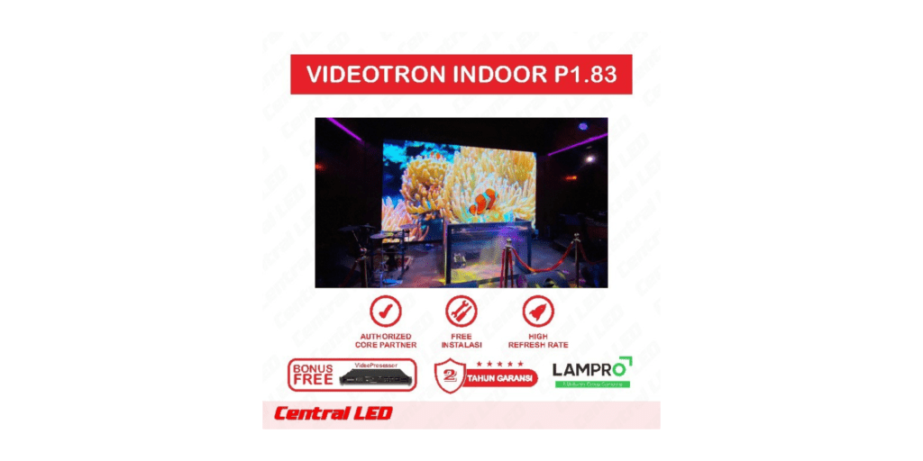Produk videotron indoor P1.83