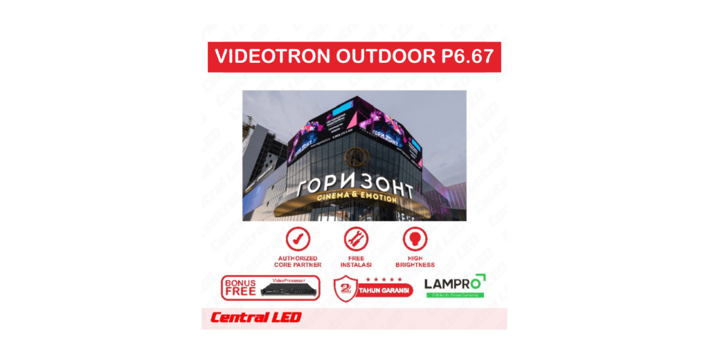 Produk Videotron Outdoor P6.67