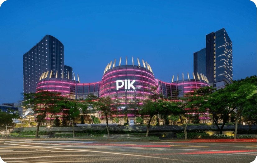 rute jalan di area PIK Avenue