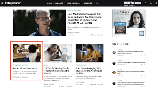 tipe mobile advertising native ads