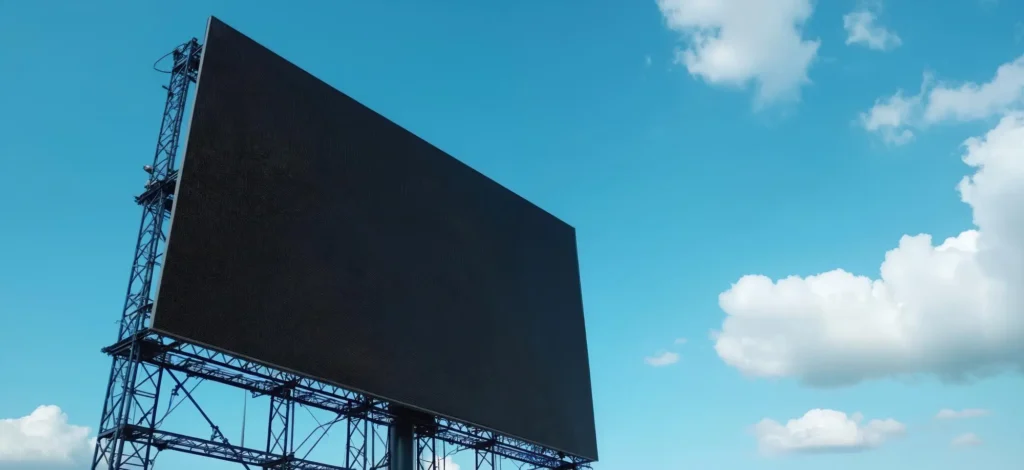 layar anti glare videotron outdoor