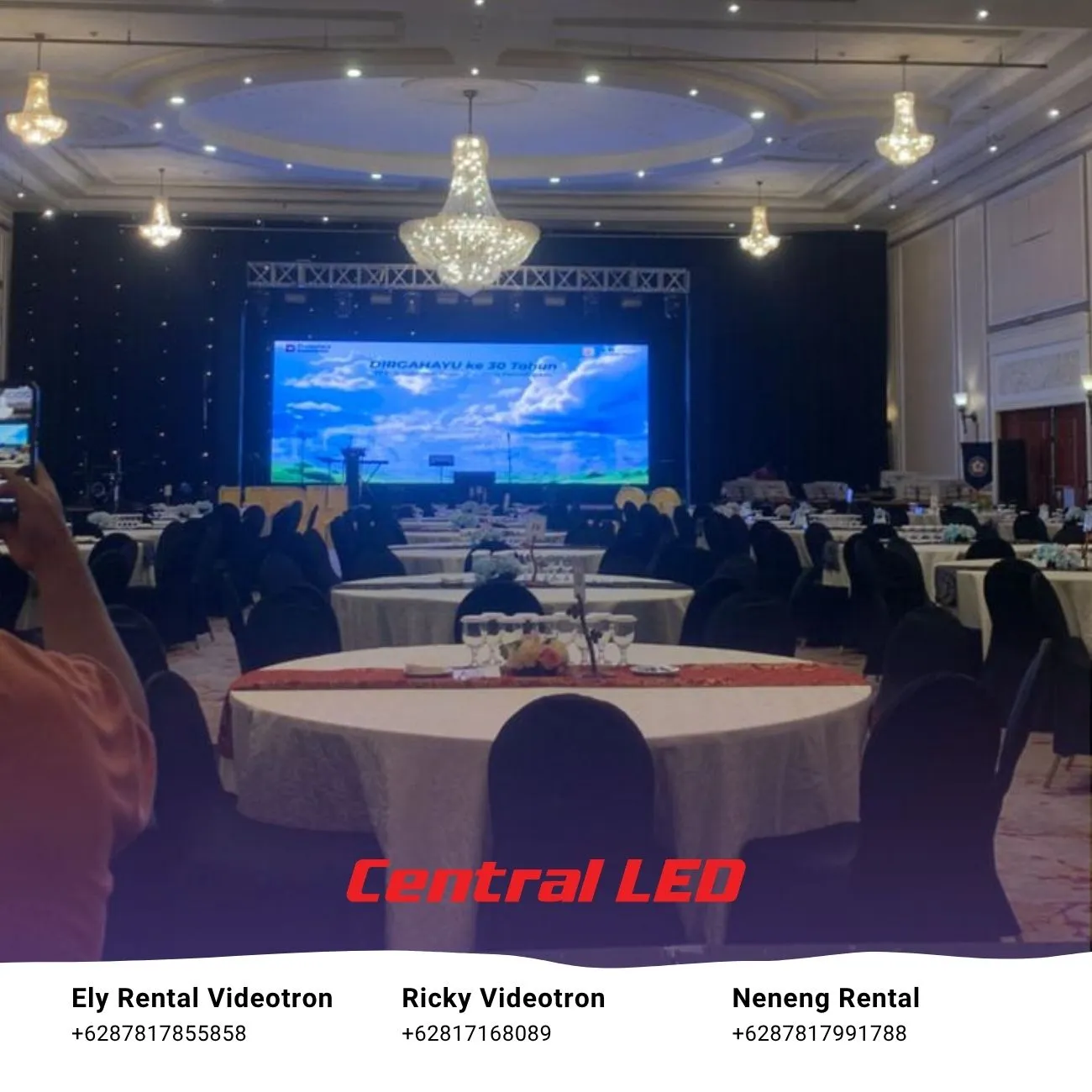 proyek-rental-videotron-di-hotel-peninsula-slipi