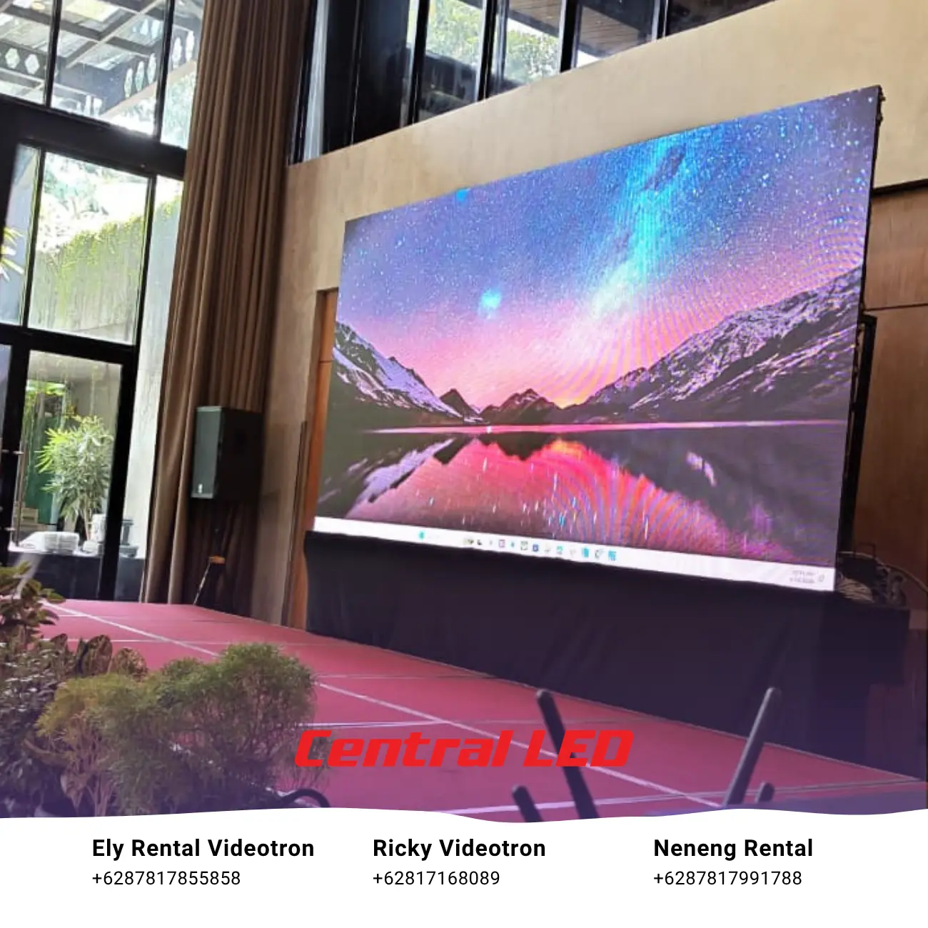 proyek-rental-videotron-di-aviary-hotel-bintaro